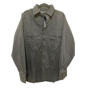 Under Armour Button Shirt Mens M AllSeasonGear Loose Long Sleeve Black NWT $85